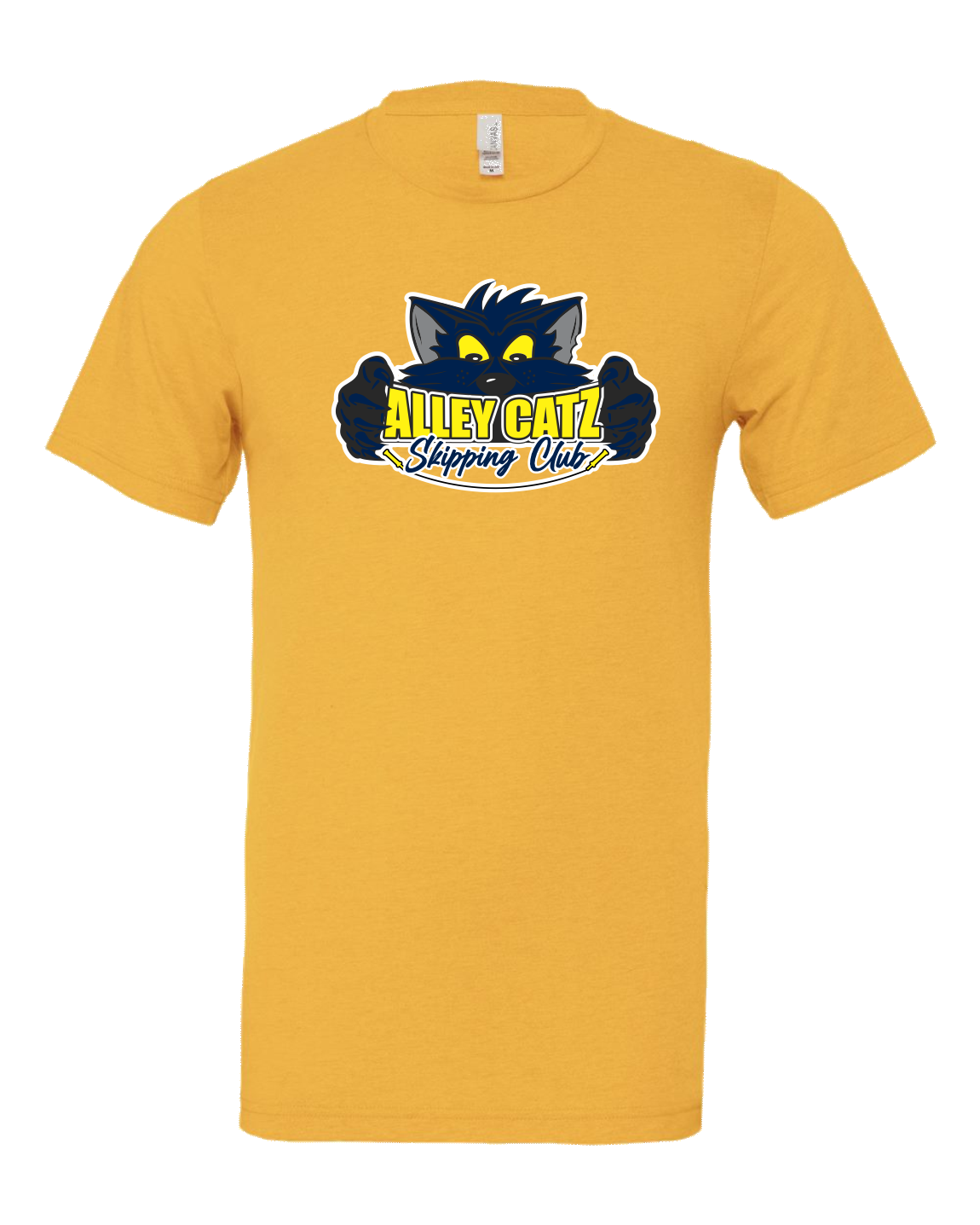 3001CVC Unisex Tee Heather Yellow Gold