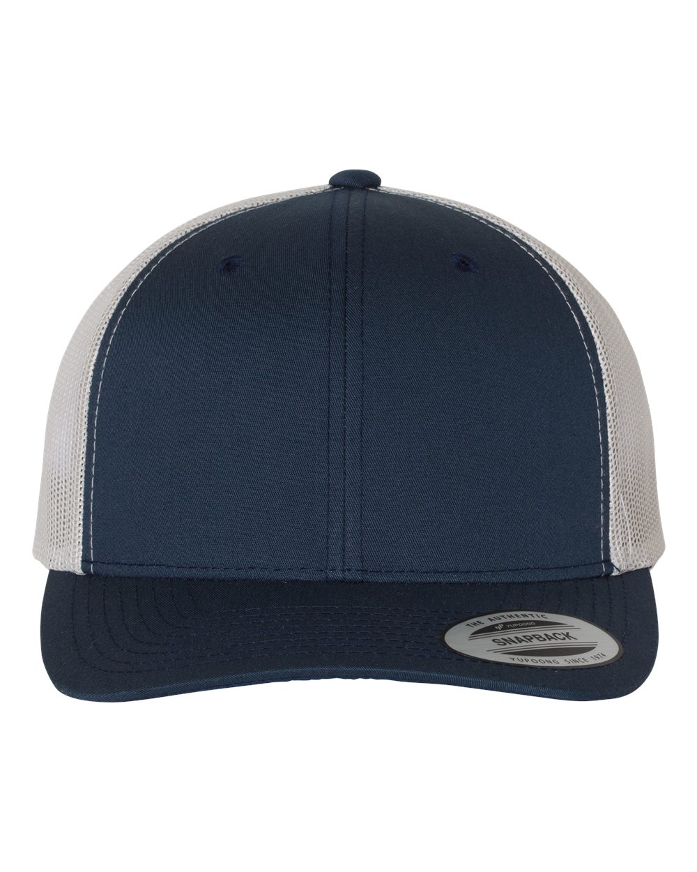 6606T Snapback with Faux Leather Patch