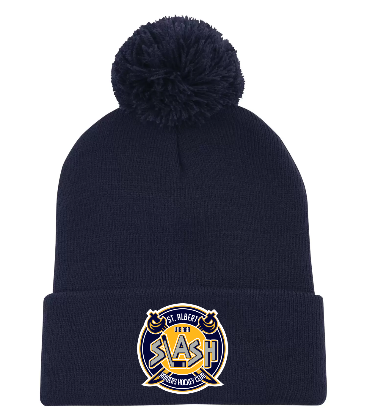 ATC™ EVERYDAY POM POM CUFF TOQUE. C1202