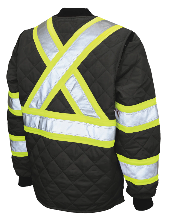 S432 - Quilted Safety Freezer Jacket