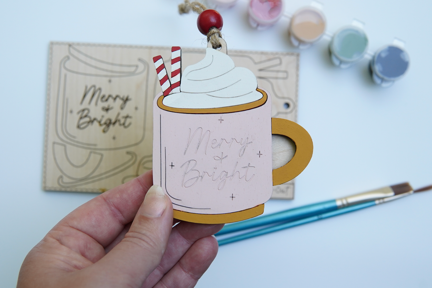 Merry & Bright Pop & Paint Ornament