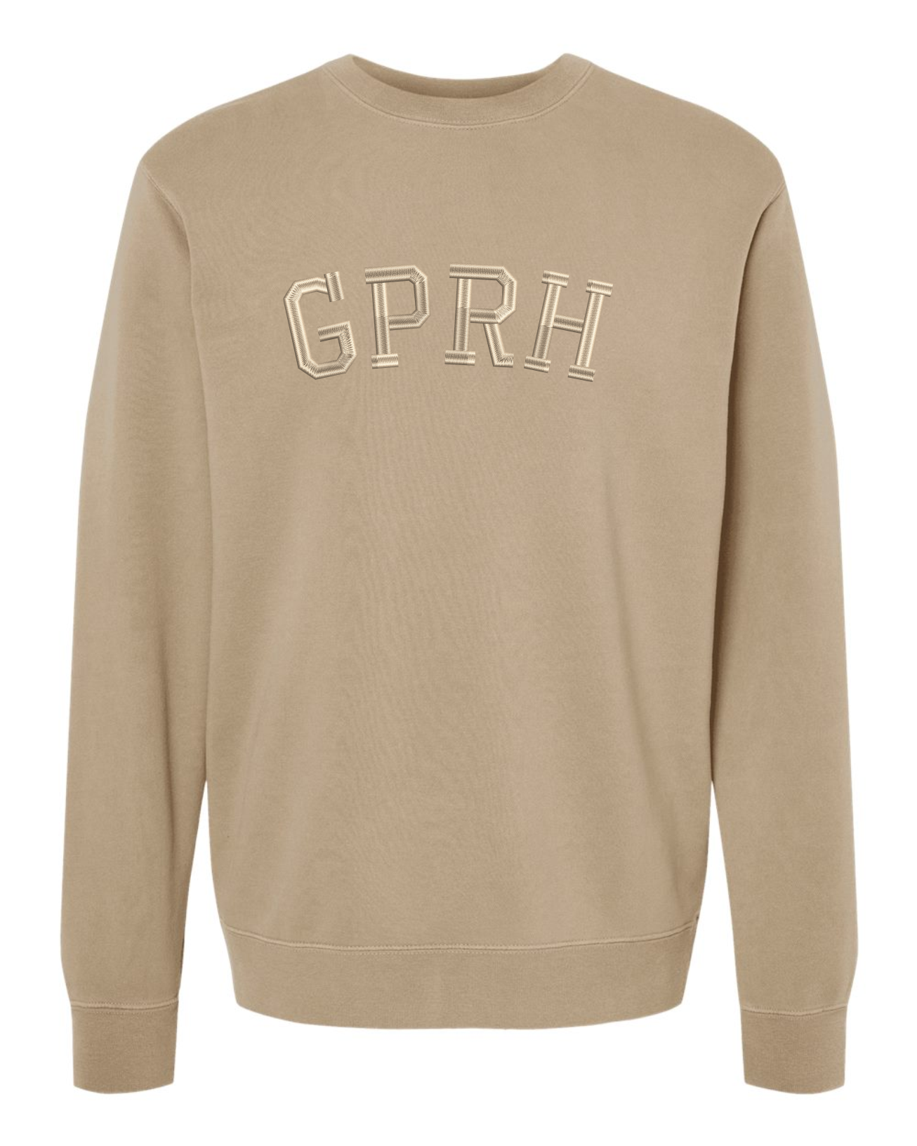 GPRH Embroidered Crewneck | Sandstone