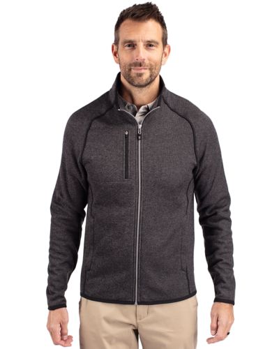 LCO00059 Cutter & Buck Mainsail Sweater-Knit Full Zip Jacket