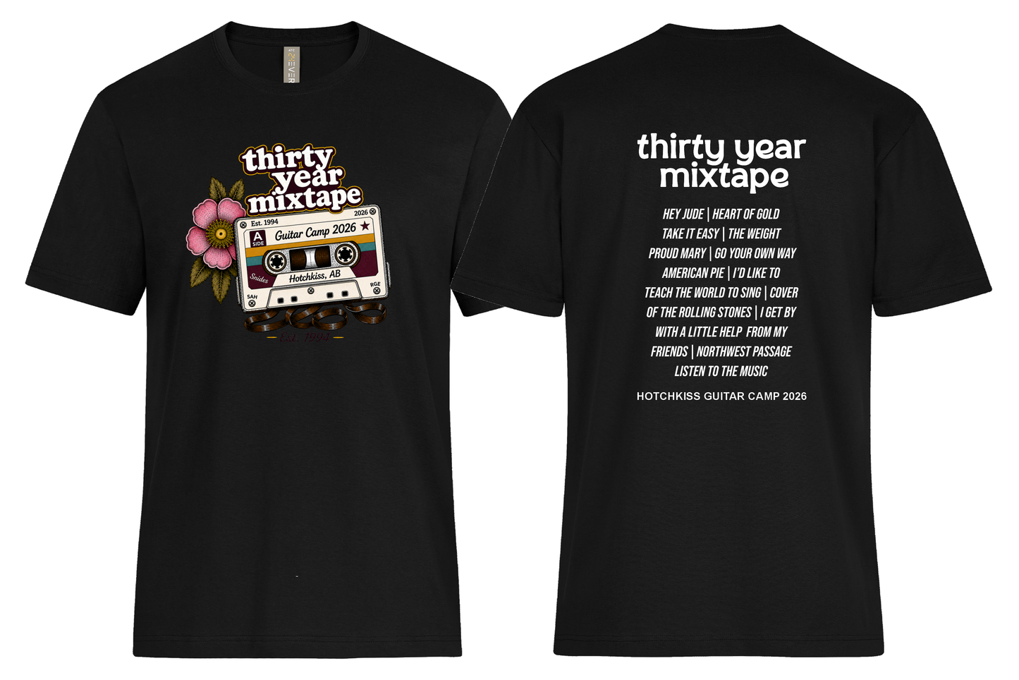Cassette Floral Tee + Setlist
