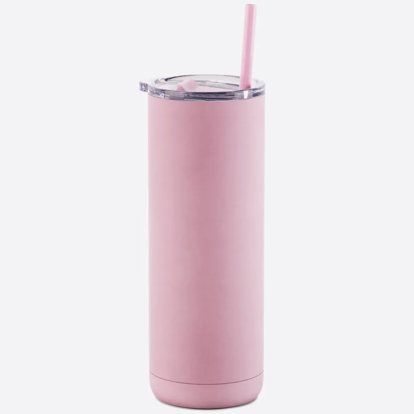 20 oz Soft Matte Skinny Stainless Steel Bottle | Blush Rose