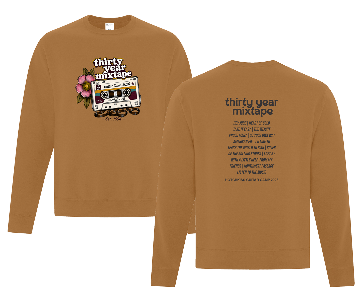 Cassette Floral Crewneck + Setlist
