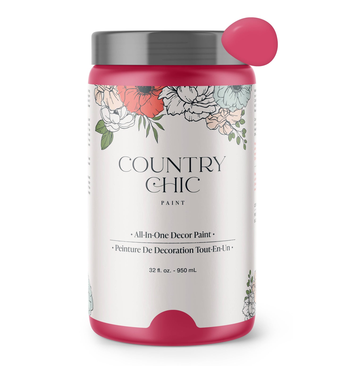 Raspberry Sorbet -Chalk Style Paint for Furniture/Home Decor