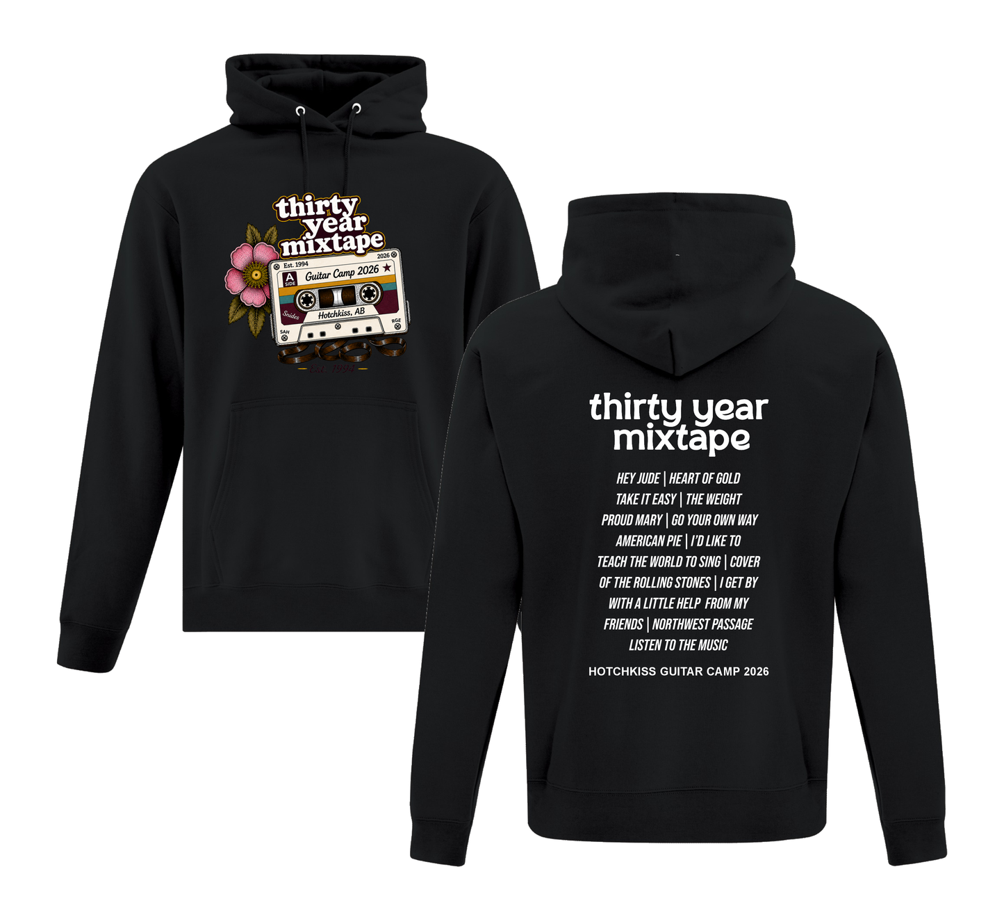 Cassette Floral Hoodie + Setlist
