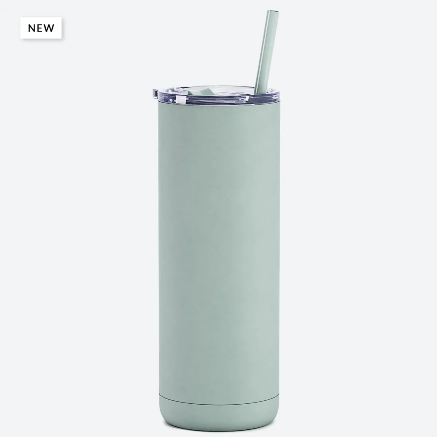 20 oz Soft Matte Skinny Stainless Steel Bottle | Winter Sage