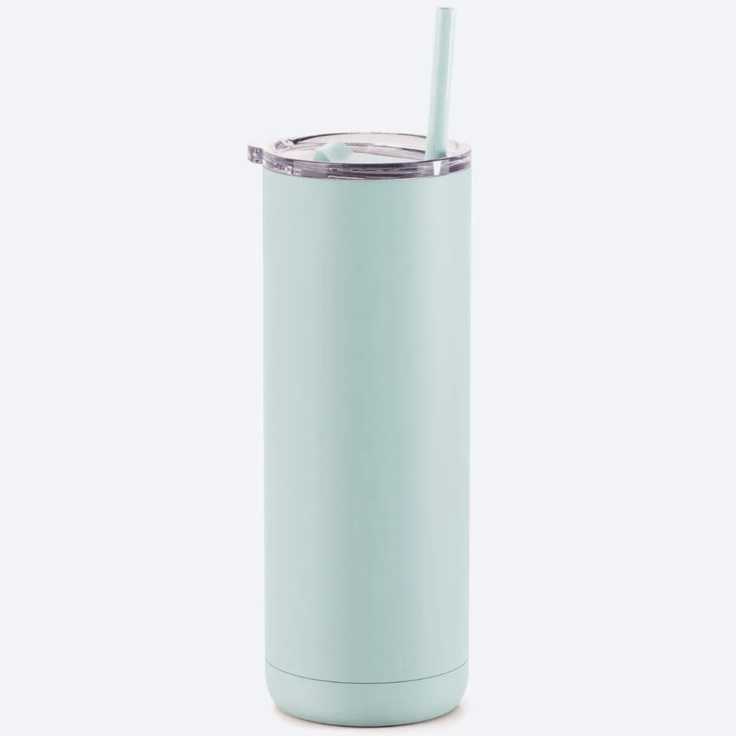 20 oz Soft Matte Skinny Stainless Steel Bottle | Seaglass