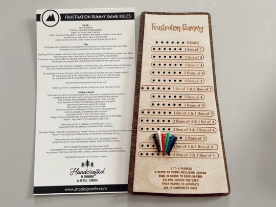 Saskatchewan Rummy Board