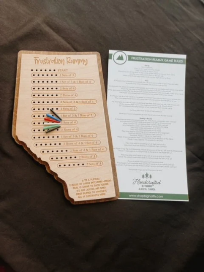 Alberta Rummy Board