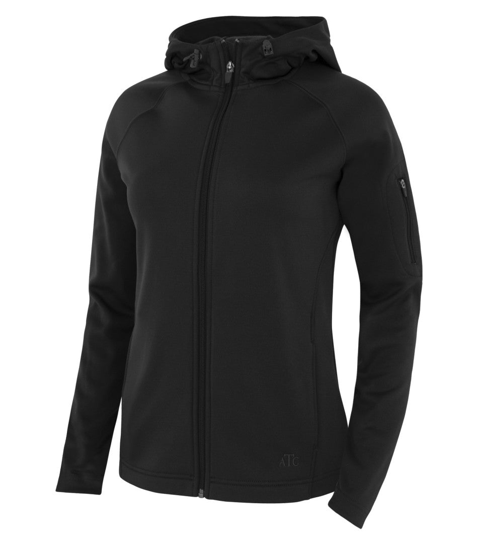 ATC™ PTECH® FLEECE HOODED LADIES' JACKET< L221