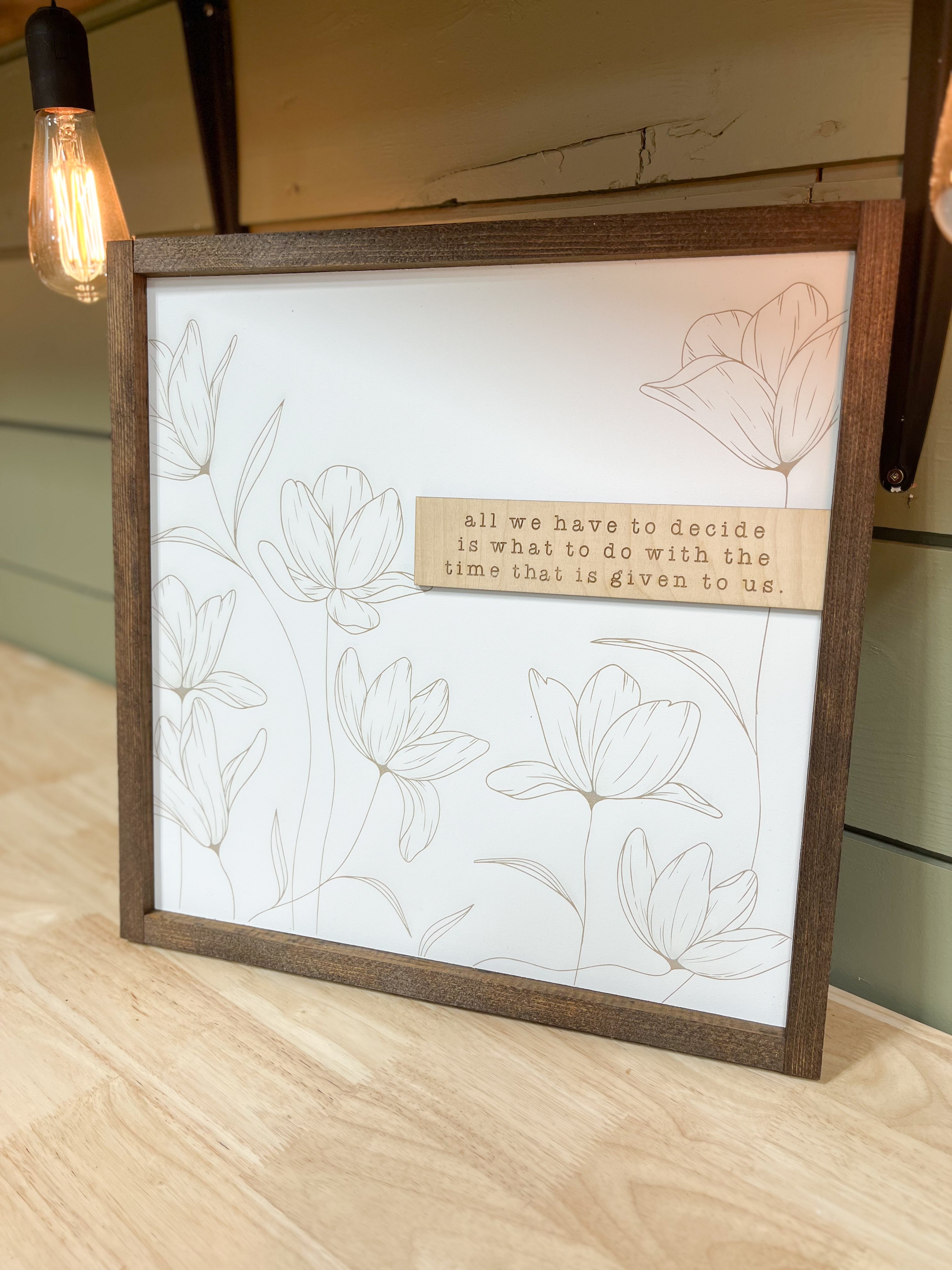 “Time” sign – Big North Graphics