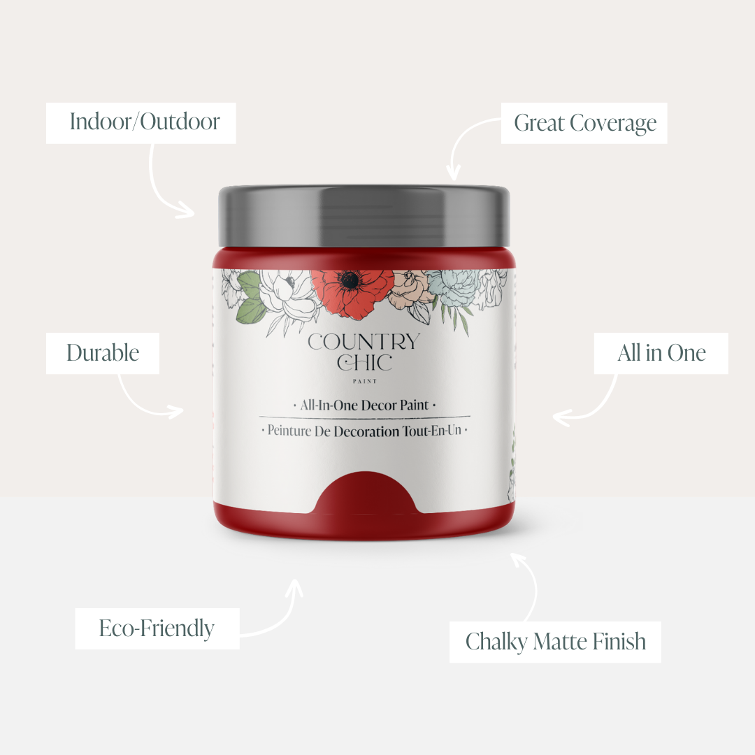 Poppy - Chalk Style Paint for Furniture & Home Decor