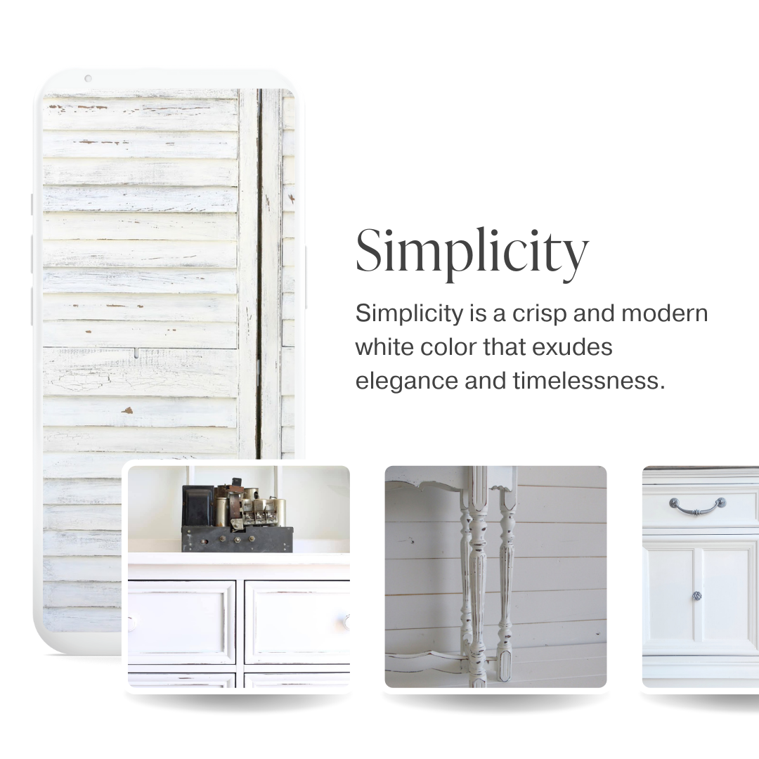 Simplicity - Chalk Style Paint for Furniture &  Home Decor