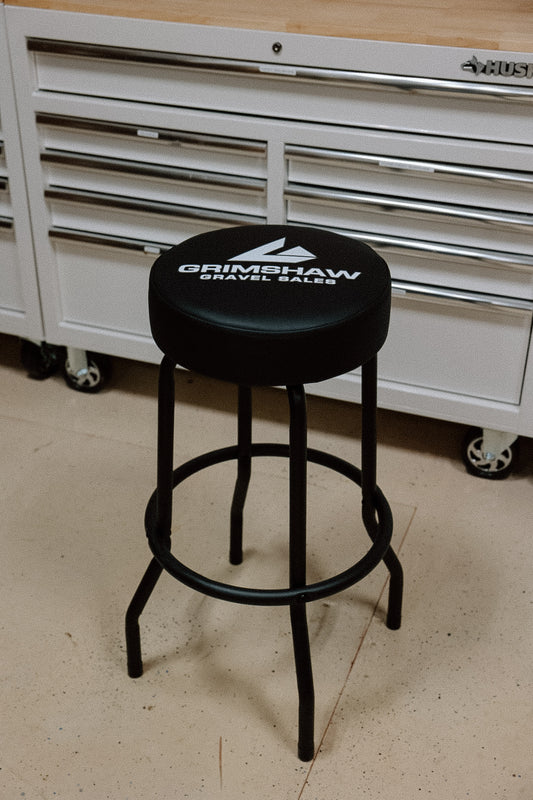 Custom Printed Barstools - Matte Black Base