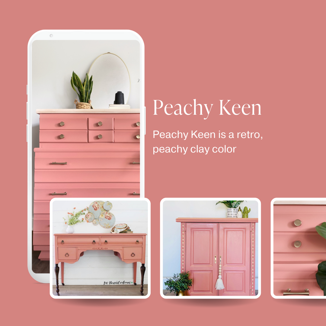 Peachy Keen - Chalk Style Paint for Furniture & Home Decor