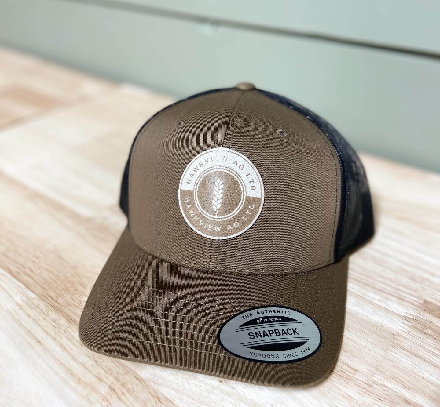 6606T Snapback with Faux Leather Patch