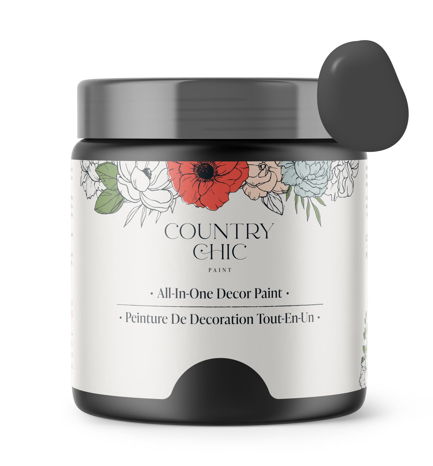 Liquorice - Chalk Style Paint for Furniture & Home Decor