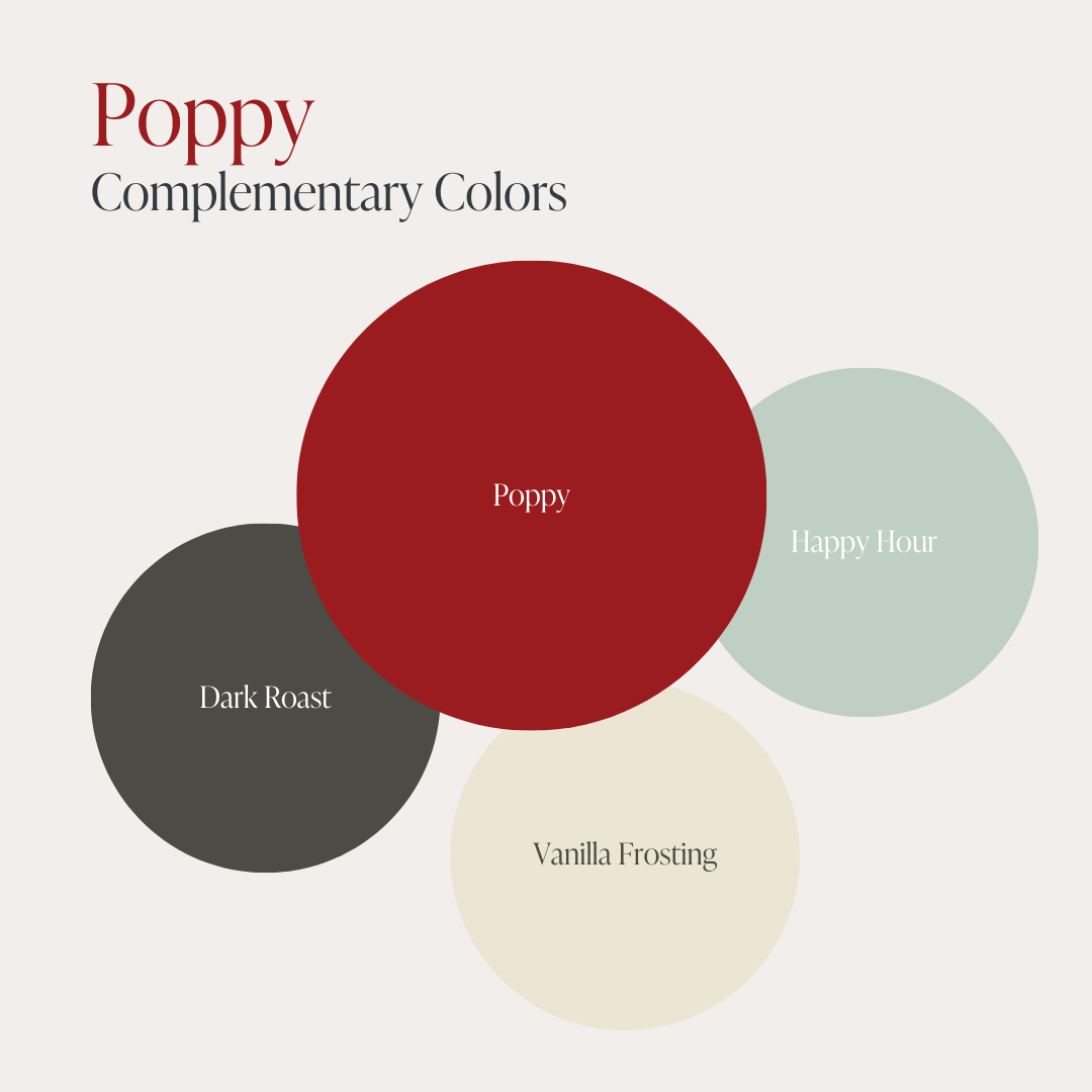 Poppy - Chalk Style Paint for Furniture & Home Decor