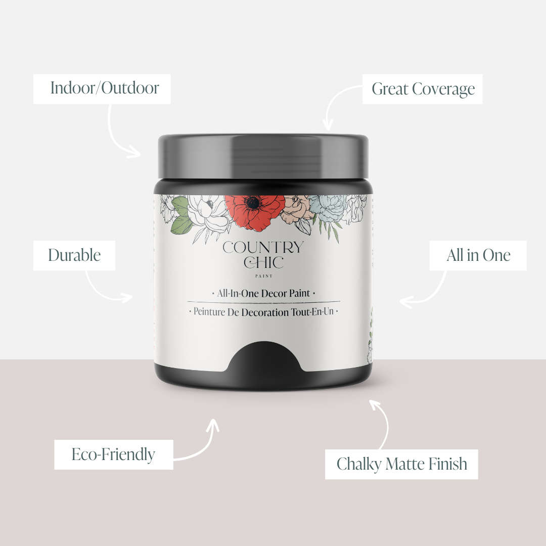 Liquorice - Chalk Style Paint for Furniture & Home Decor