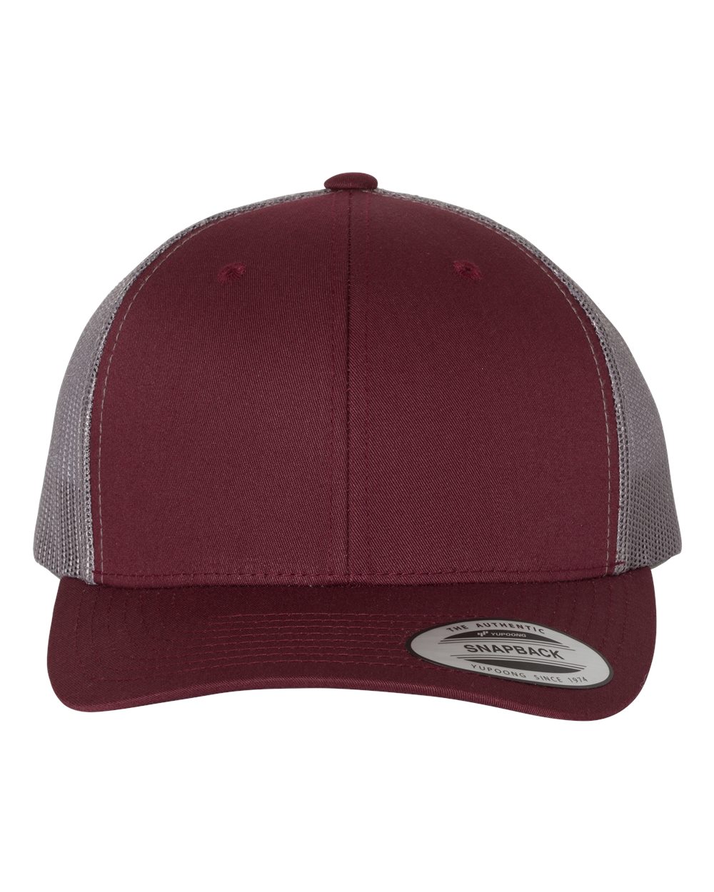 6606T Snapback with Faux Leather Patch