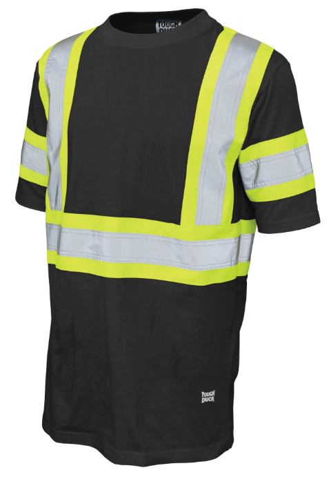 ST11 - Cotton Jersey Short-Sleeve Safety T-Shirt Black