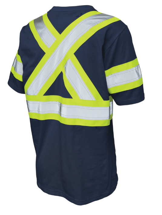 ST11 - Cotton Jersey Short-Sleeve Safety T-Shirt Navy