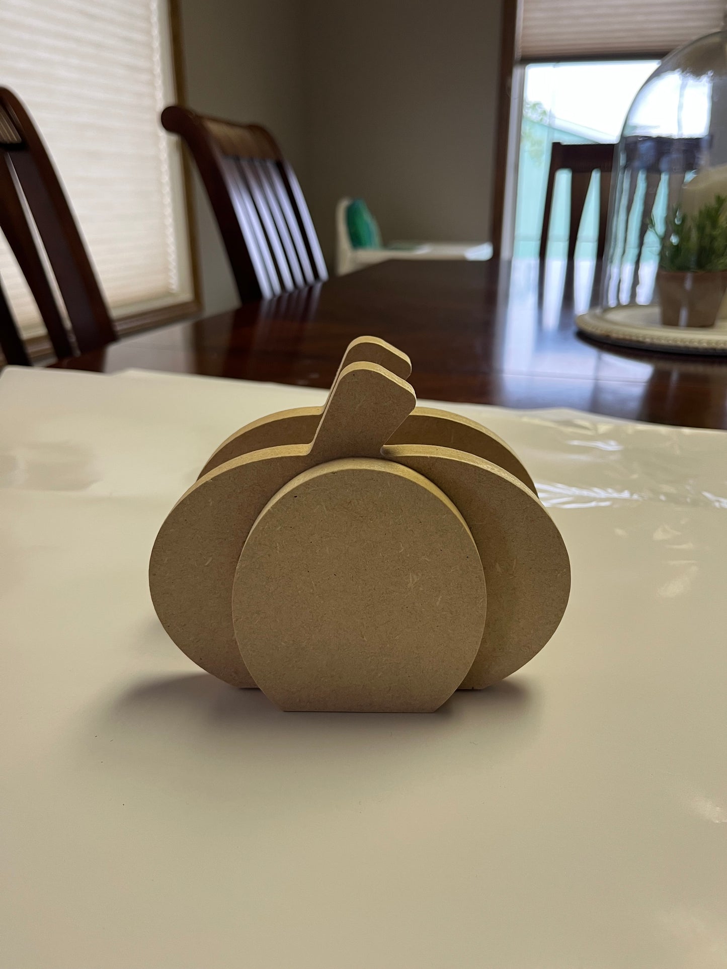 DIY Unfinished Wooden Pumpkin Napkin Holder