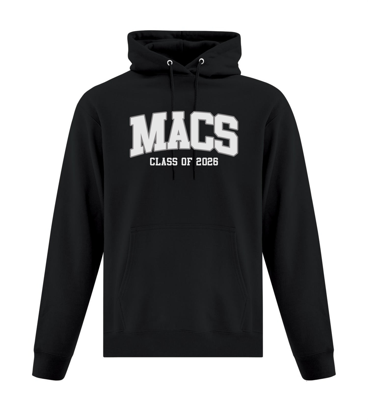 MACS Grad Hoodie ATCF2500 Black (Embroidered)