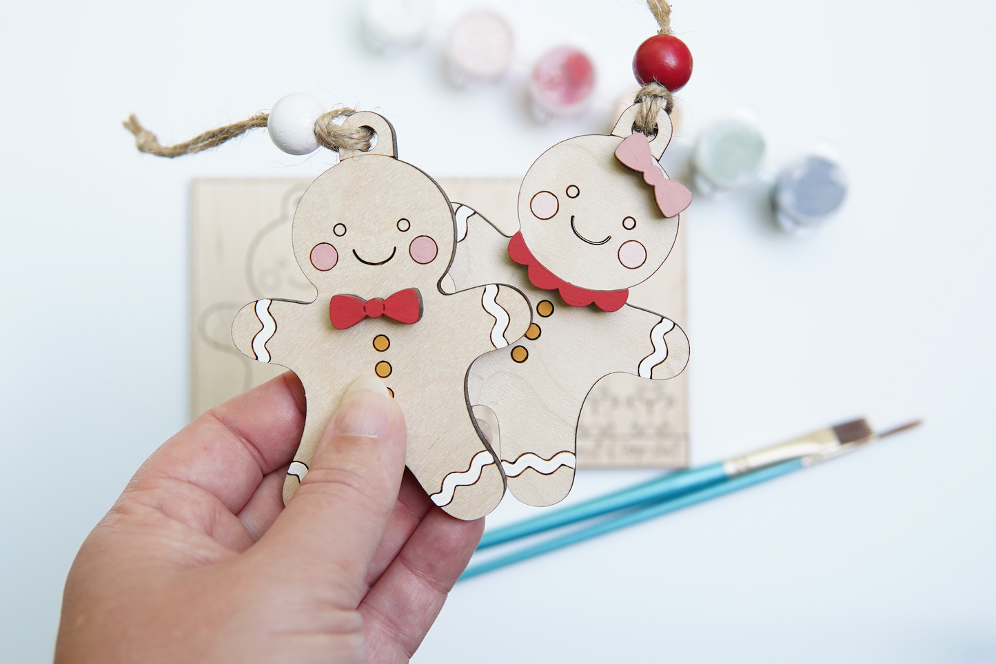 Gingerbread Pop & Paint Ornament