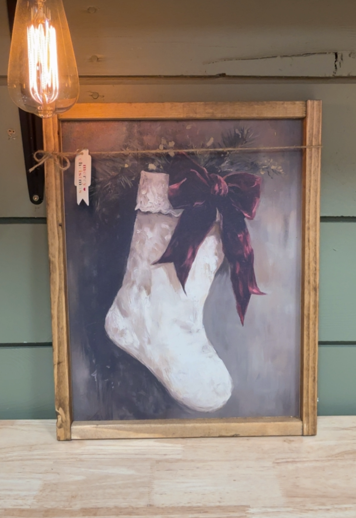 Custom Canvas Print with Wooden Frame