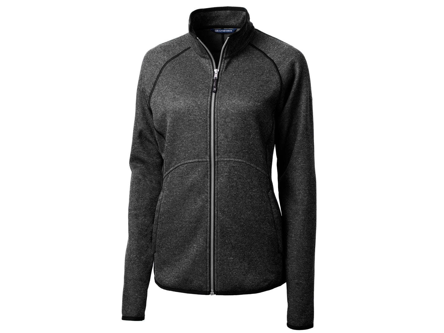 LCO00059 Cutter & Buck Mainsail Sweater-Knit Full Zip Jacket