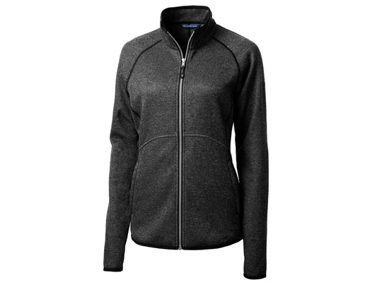 LCO00059 Cutter & Buck Mainsail Sweater-Knit Full Zip Jacket