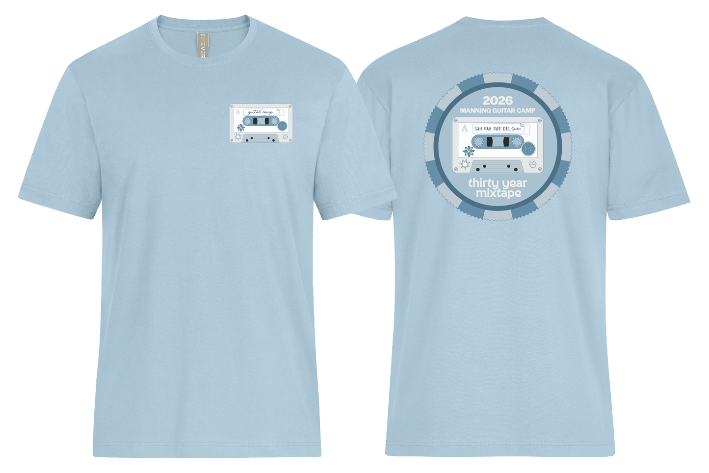 Cassette Badge Tee + Poker Chip Back