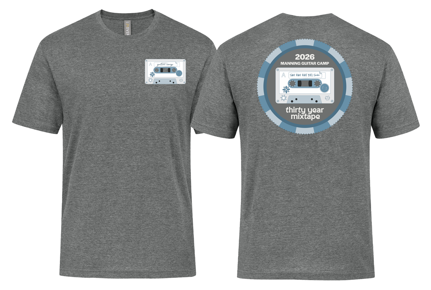 Cassette Badge Tee + Poker Chip Back