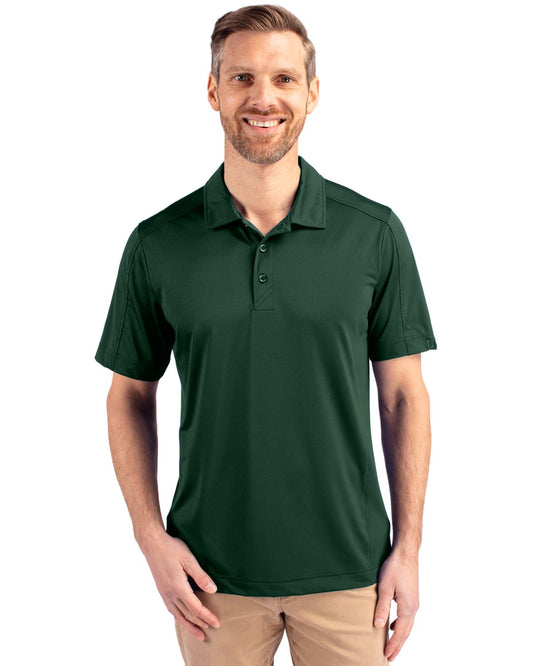 MCK01127 Cutter & Buck Prospect Eco Textured Stretch Recycled Mens Short Sleeve Polo