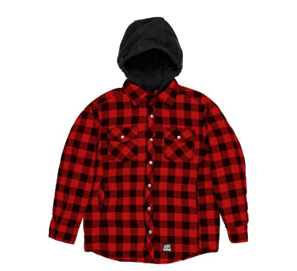 Berne® Youth Flannel Hooded Jacket BSH78