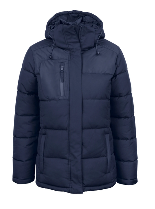 Clique Blizzard Insulated Womens Puffer Coat - LQO00058 - Navy - L