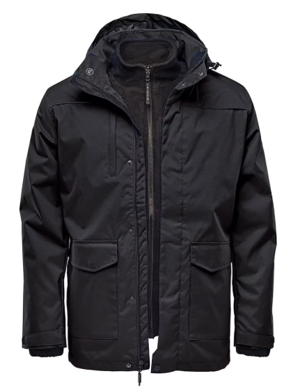 Men's Vortex HD 3-In-1 System Parka #TPX-3 - Black - 4XL