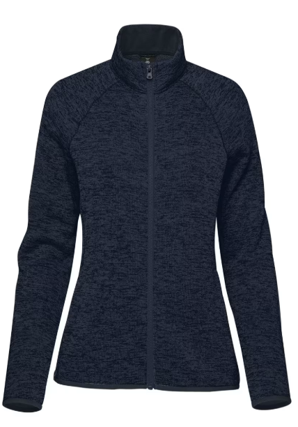 Women's Yosemite Full Zip Fleece Jacket #FPX-1W - Navy Heather - XL