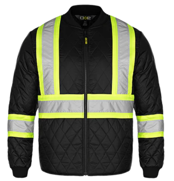 L01220 - Patch - Hi-Vis Quilted Jacket Black