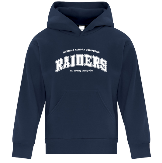 NAVY EVERYDAY FLEECE YOUTH HOODIE. ATCY2500