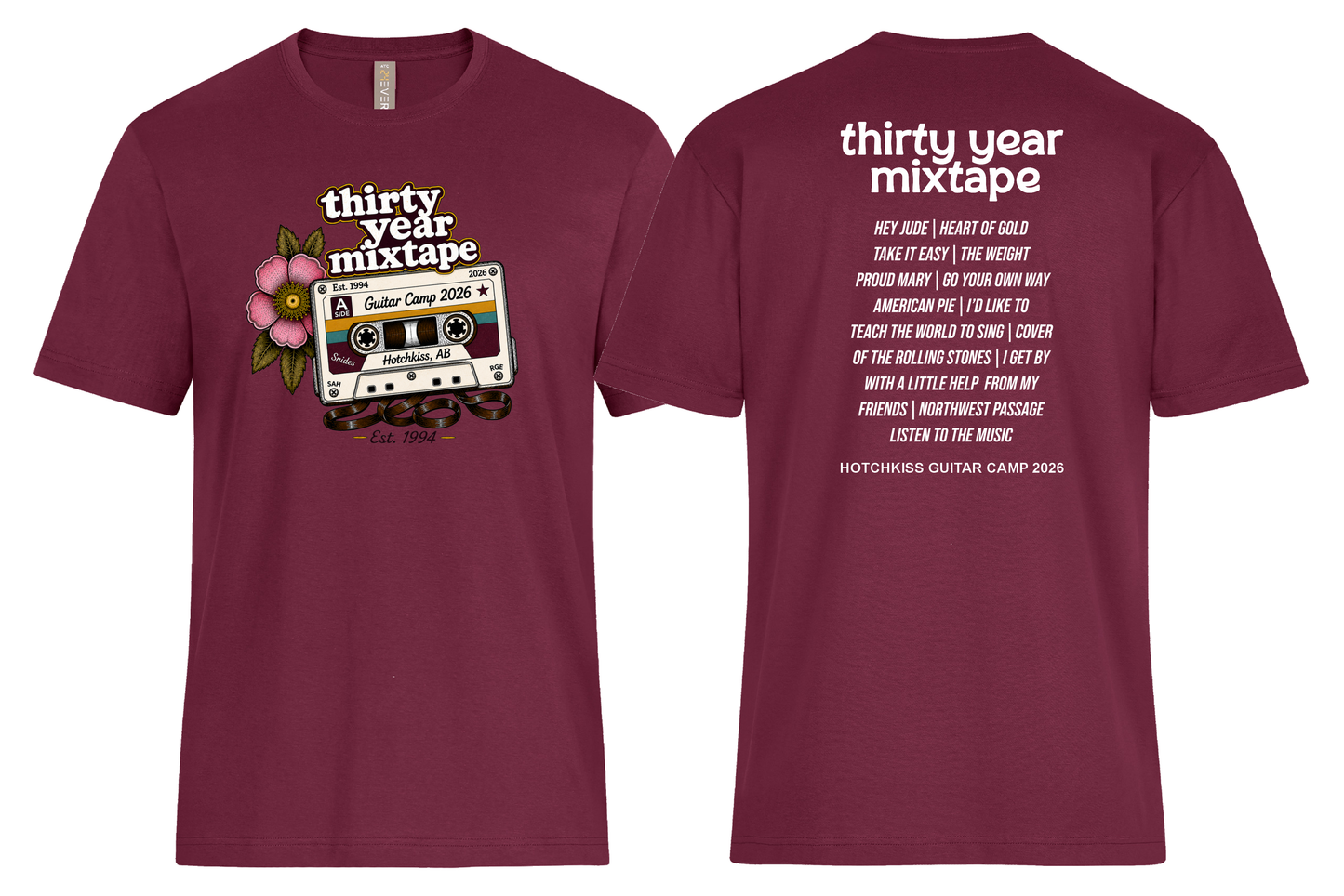 Cassette Floral Tee + Setlist