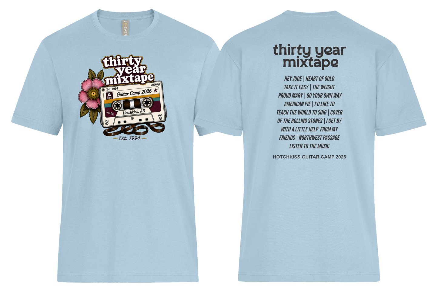 Cassette Floral Tee + Setlist