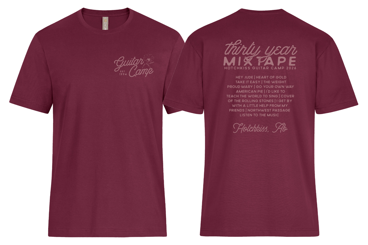 Script Logo Tee + Setlist