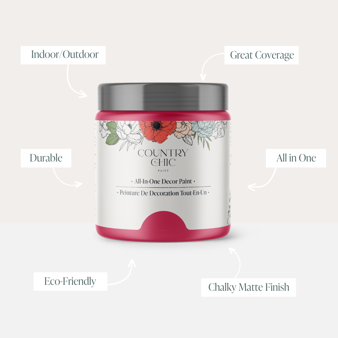 Raspberry Sorbet -Chalk Style Paint for Furniture/Home Decor