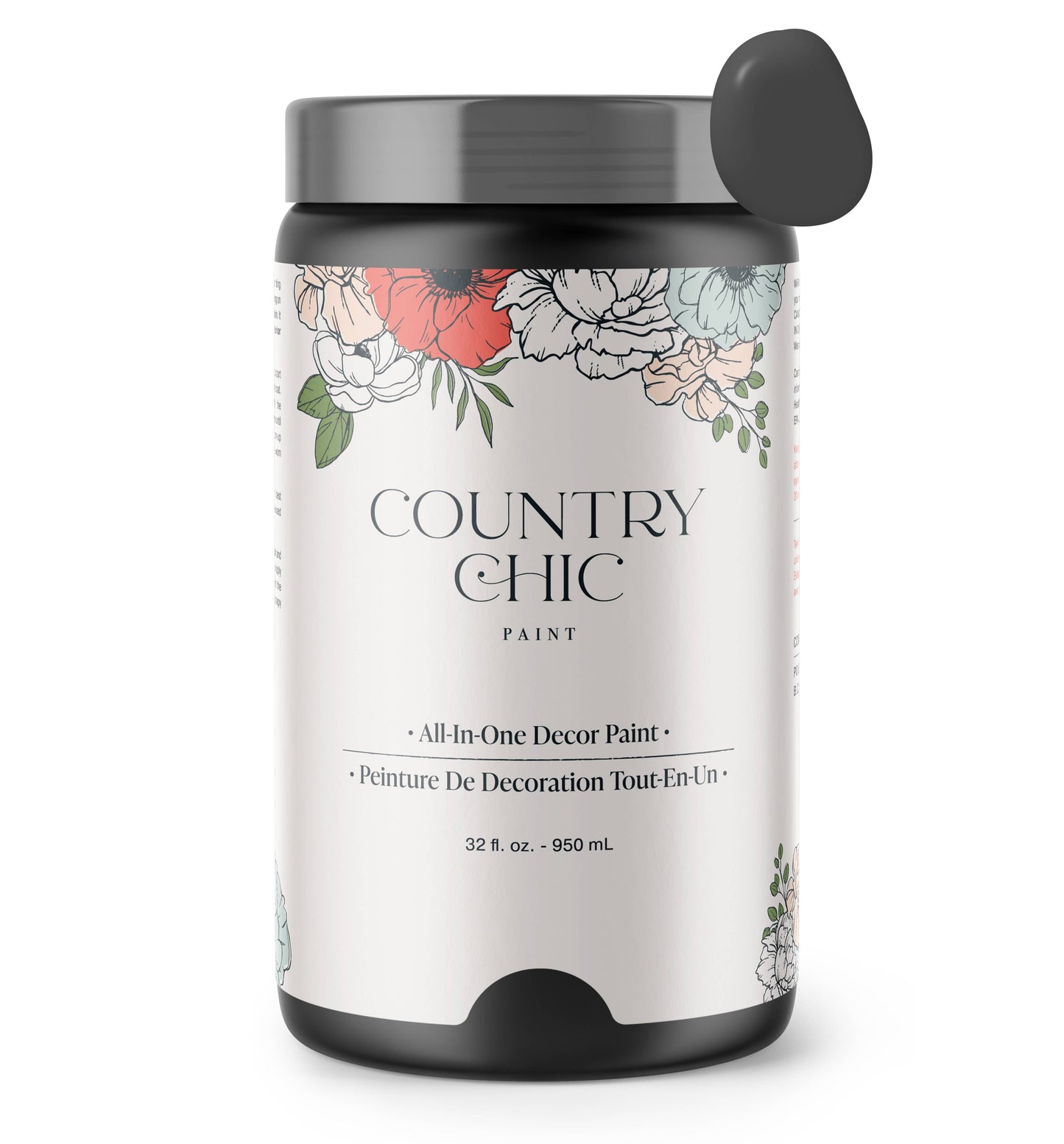 Liquorice - Chalk Style Paint for Furniture & Home Decor