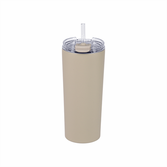 20oz Urban Peak® Cascade Pop-Up Straw Tumbler - Sand